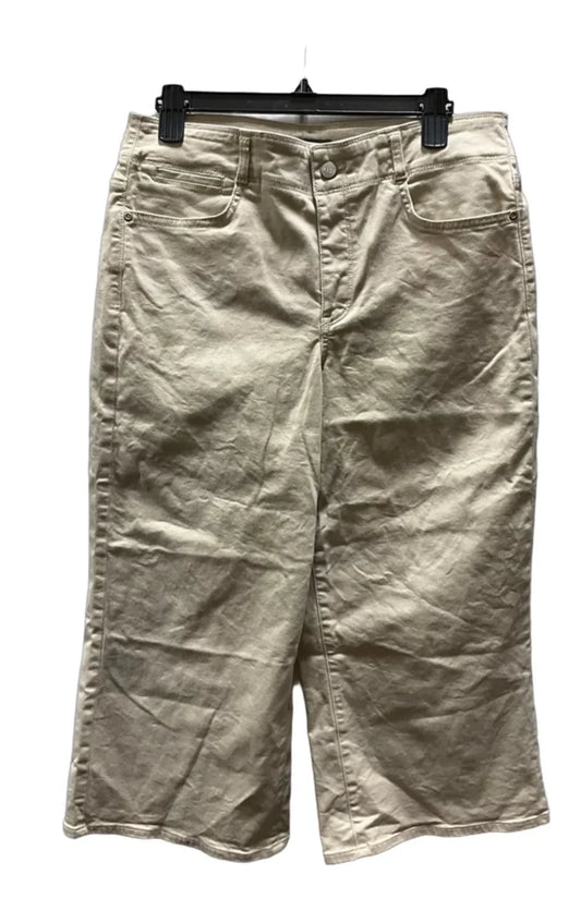 Jeans Wide Leg By Not Your Daughters Jeans In Beige, Size: 10