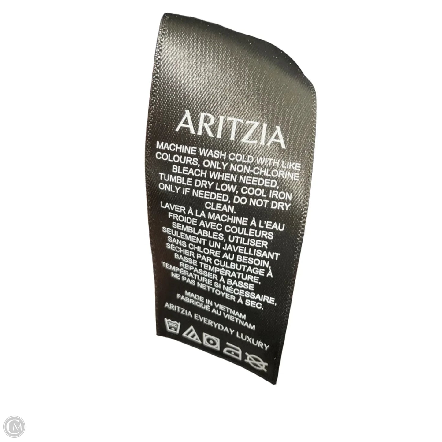 Top Long Sleeve By Aritzia In Black, Size: S