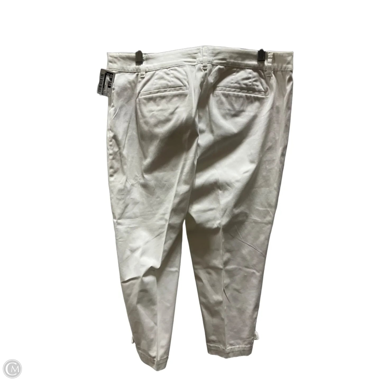 Pants Cropped By Talbots In White, Size: 12