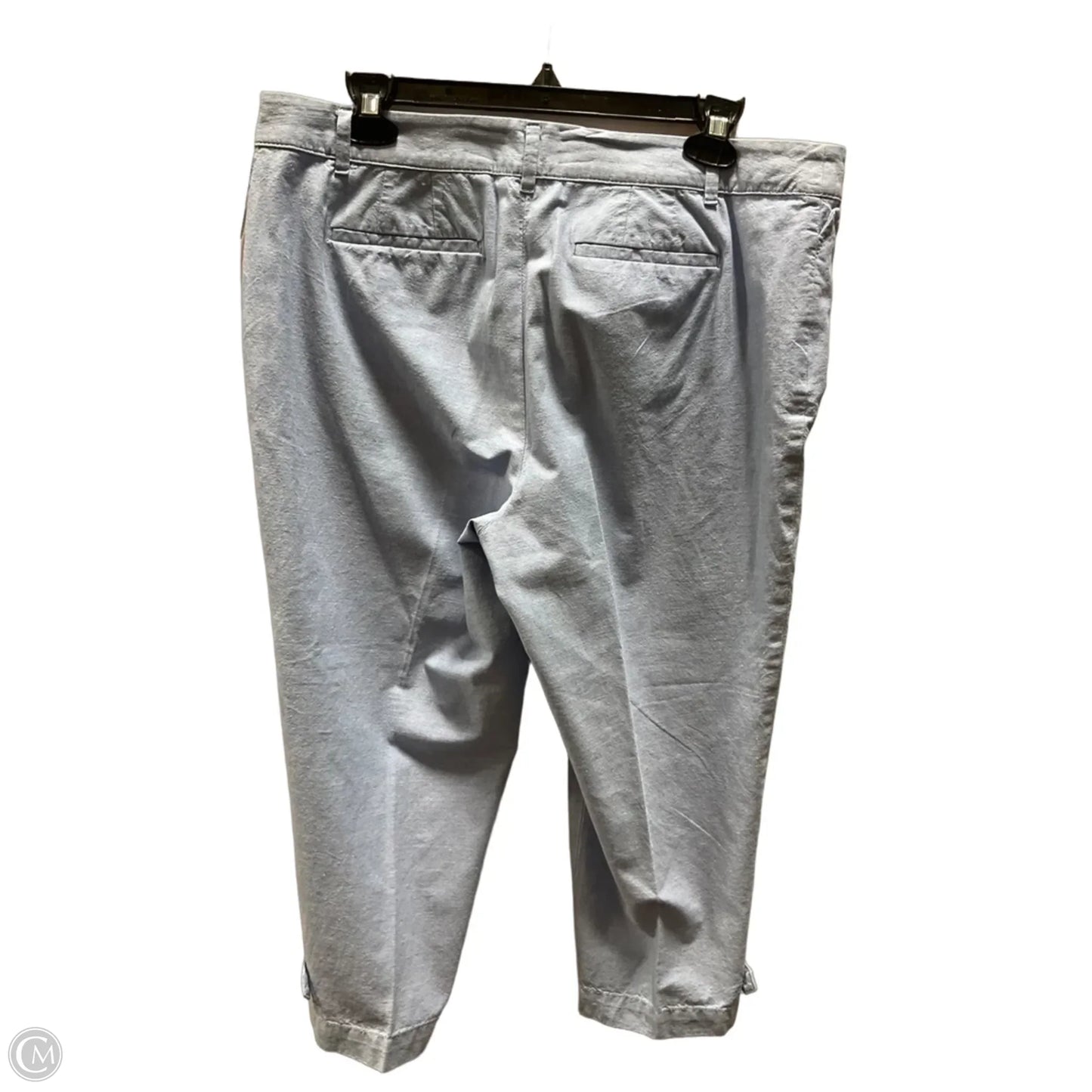 Pants Cropped By Talbots In Blue, Size: 12