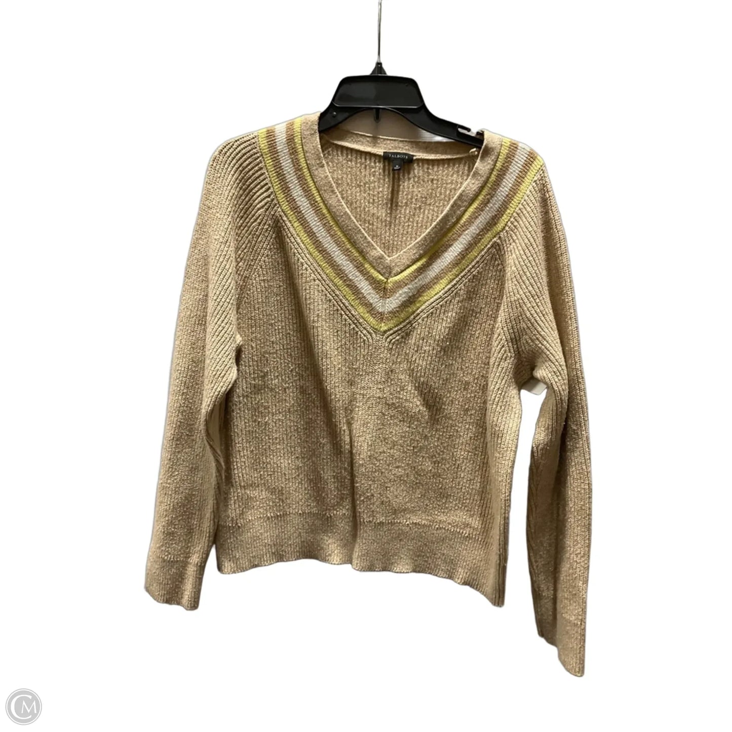 Sweater By Talbots In Beige, Size: M