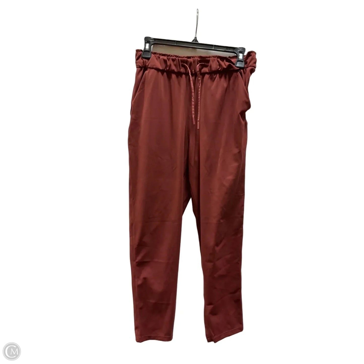 Athletic Pants By Lululemon In Orange, Size: 6