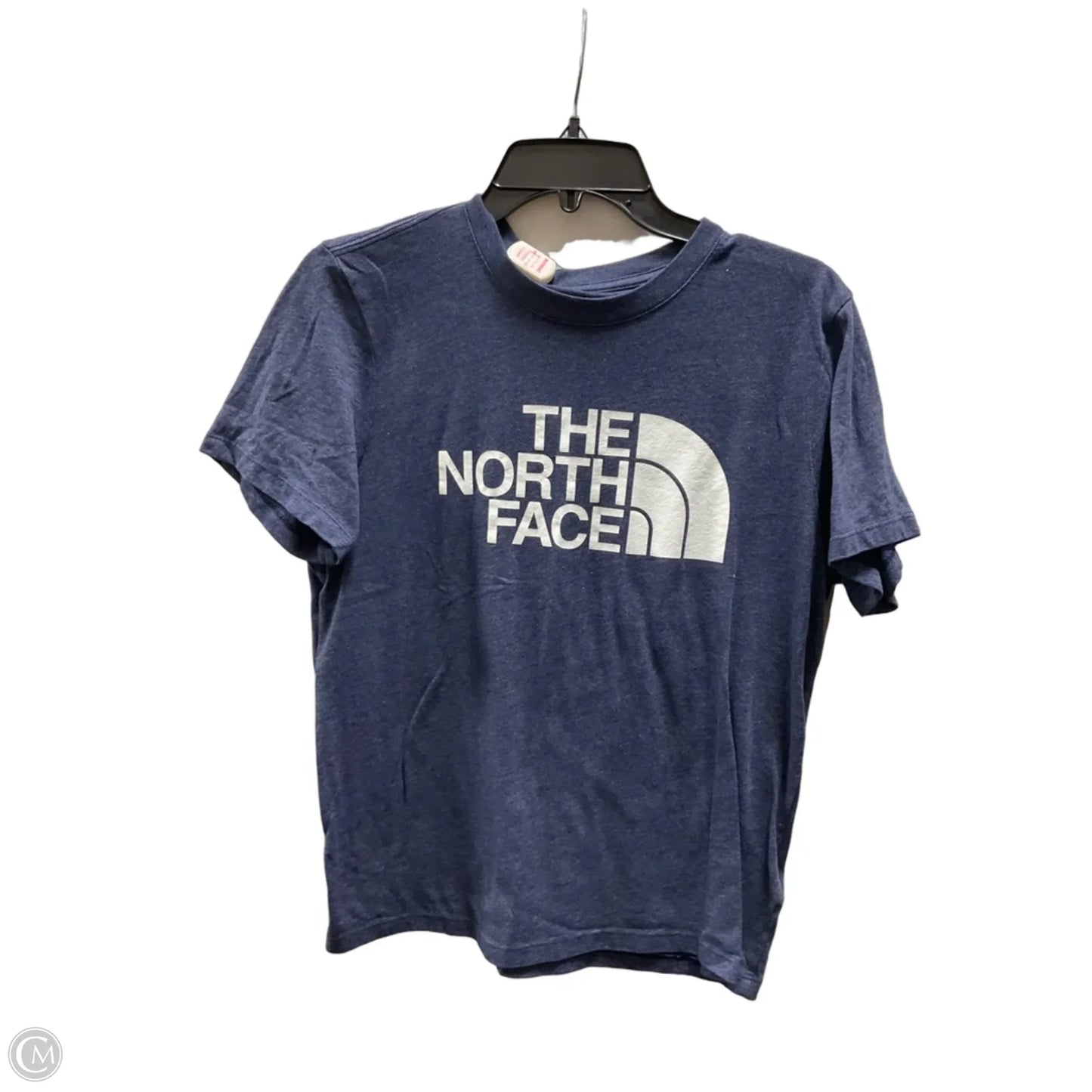 Athletic Top Short Sleeve By The North Face In Blue, Size: M