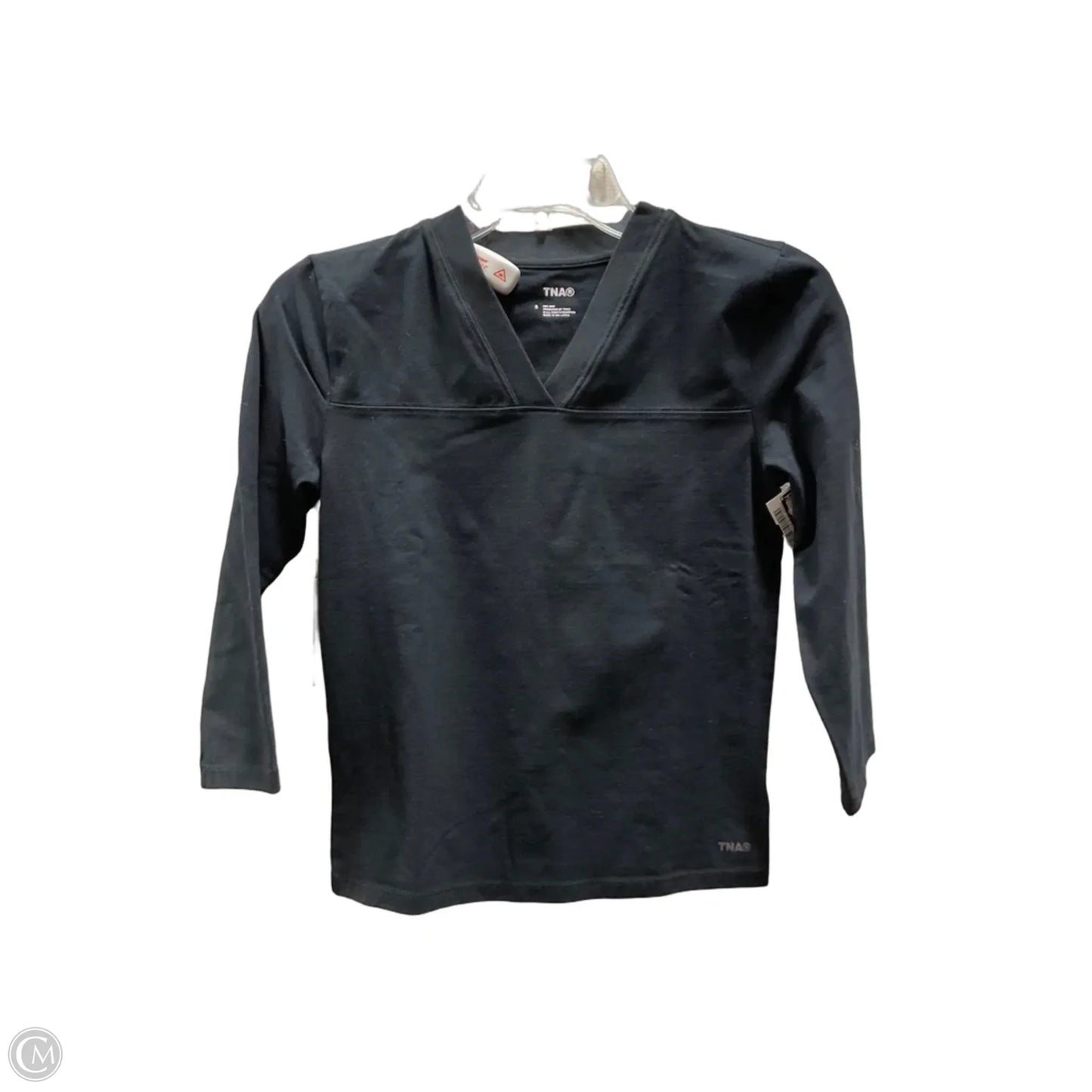 Top Long Sleeve By Tna In Black, Size: S