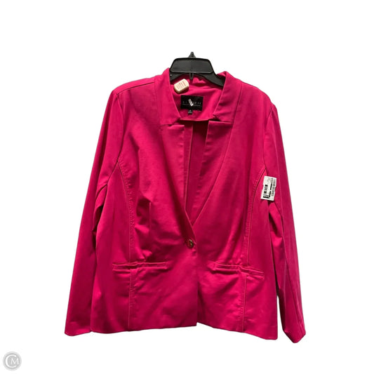 Blazer By Eloquii In Pink, Size: 22