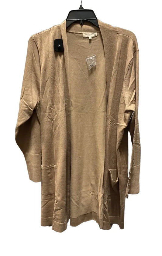 Cardigan By Retrology In Tan, Size: 2x