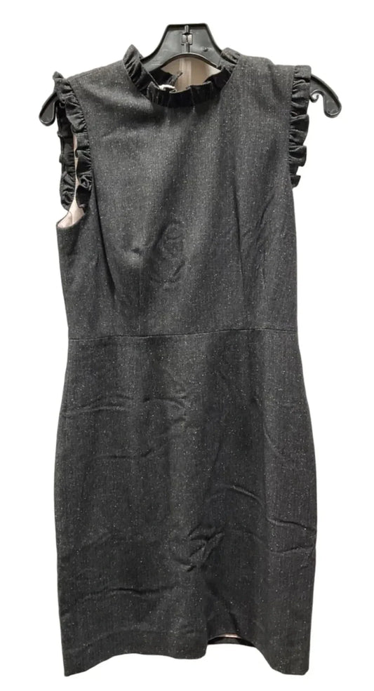 Dress Casual Midi By Rebecca Taylor In Grey, Size: 4
