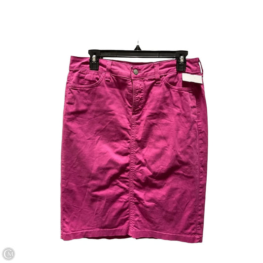 Skirt Midi By Not Your Daughters Jeans In Pink, Size: 8
