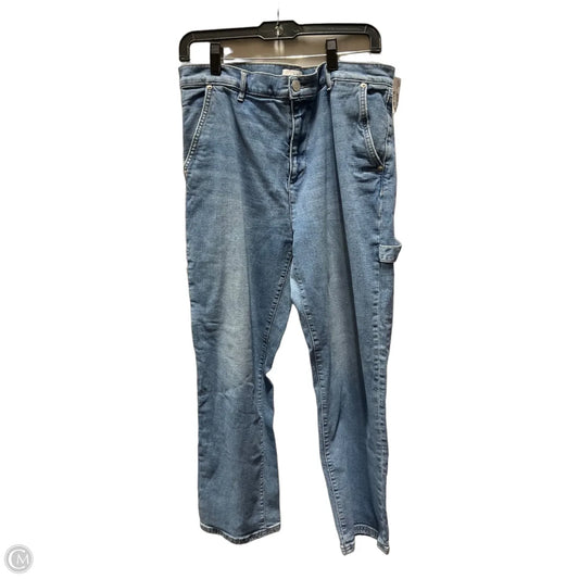Jeans Straight By Loft In Blue, Size: 10