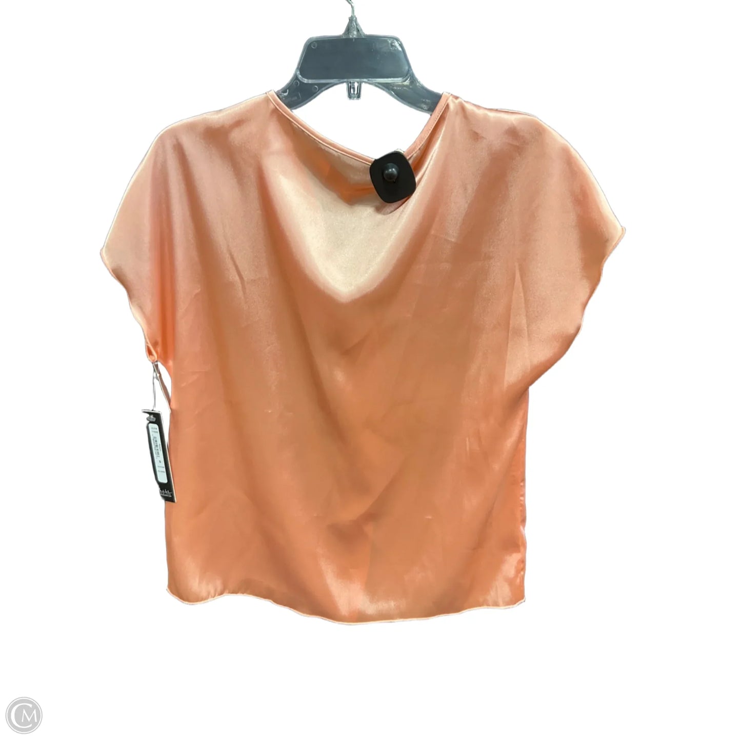 Top Short Sleeve By Nicole By Nicole Miller In Orange, Size: S