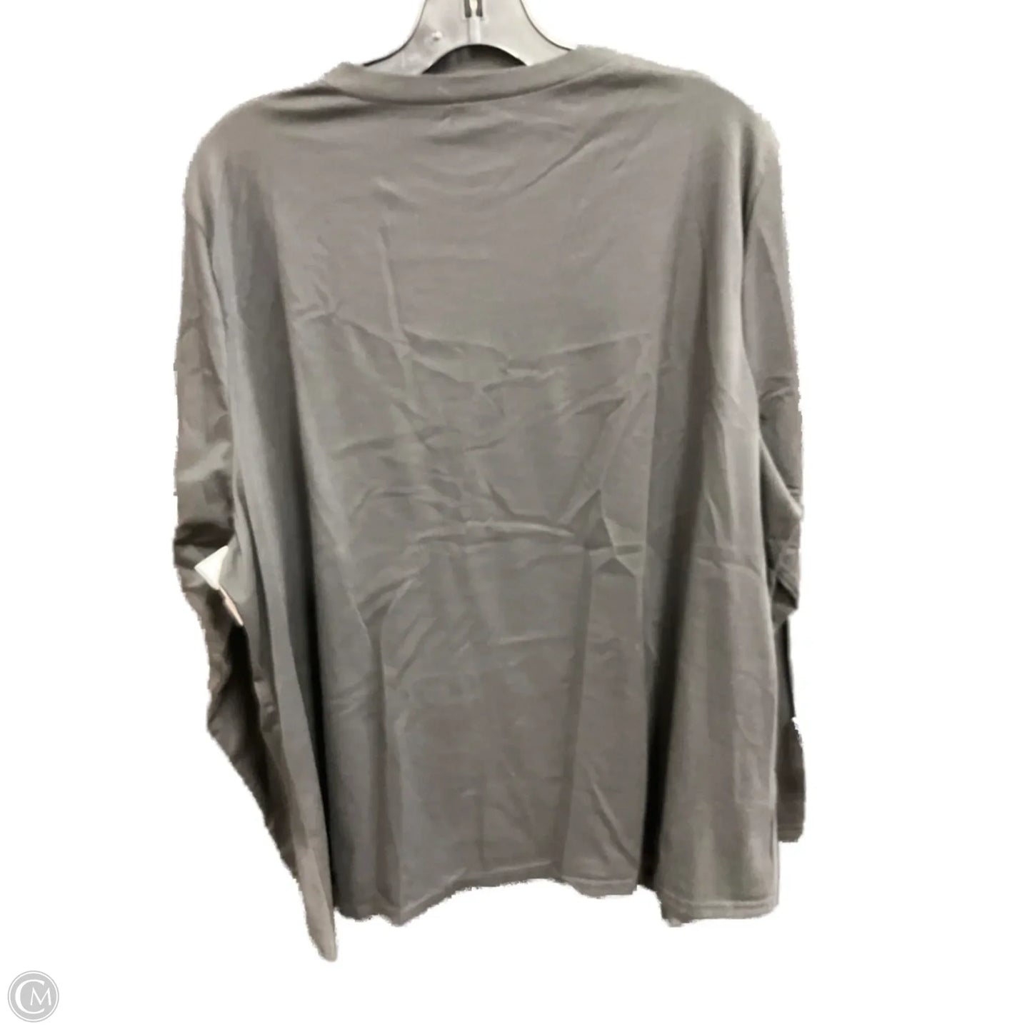 Top Long Sleeve Basic By Clothes Mentor In Black, Size: 4x