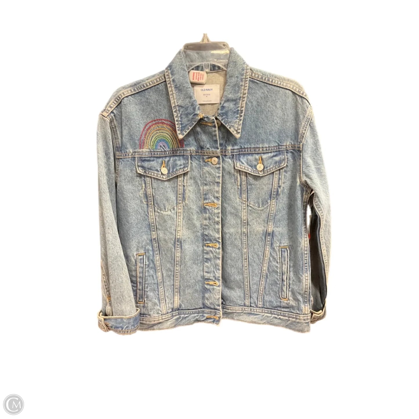Jacket Denim By Old Navy In Blue Denim, Size: S