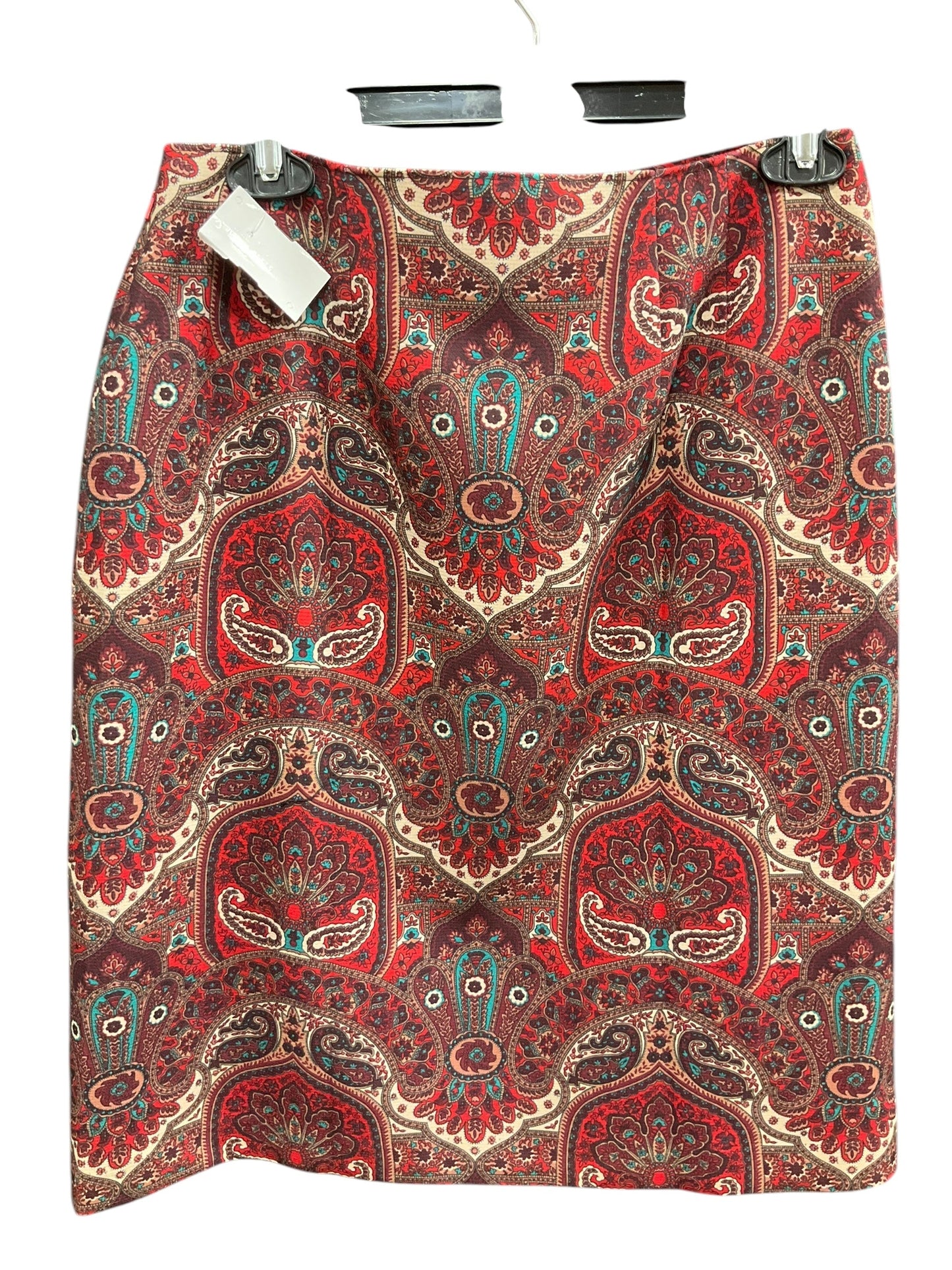 Skirt Mini & Short By Talbots In Paisley Print, Size: S