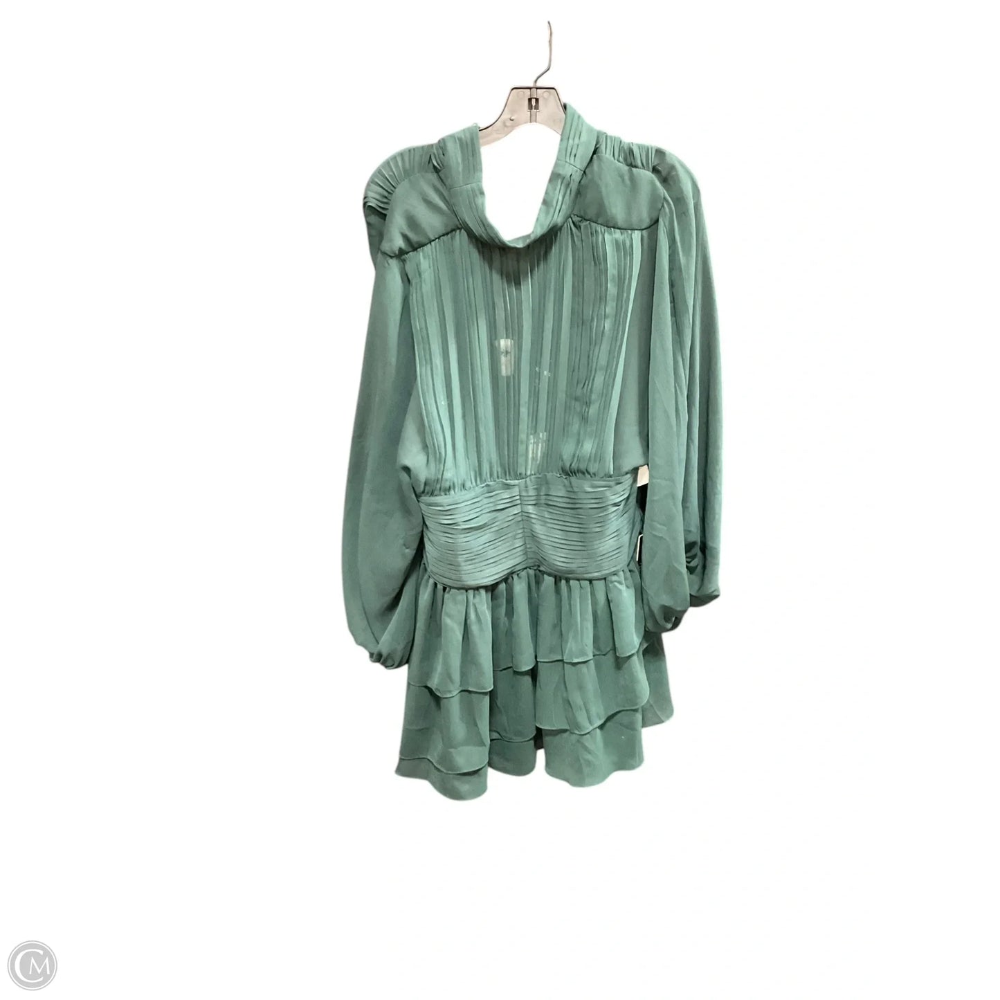 Dress Casual Short By Express In Green, Size: L