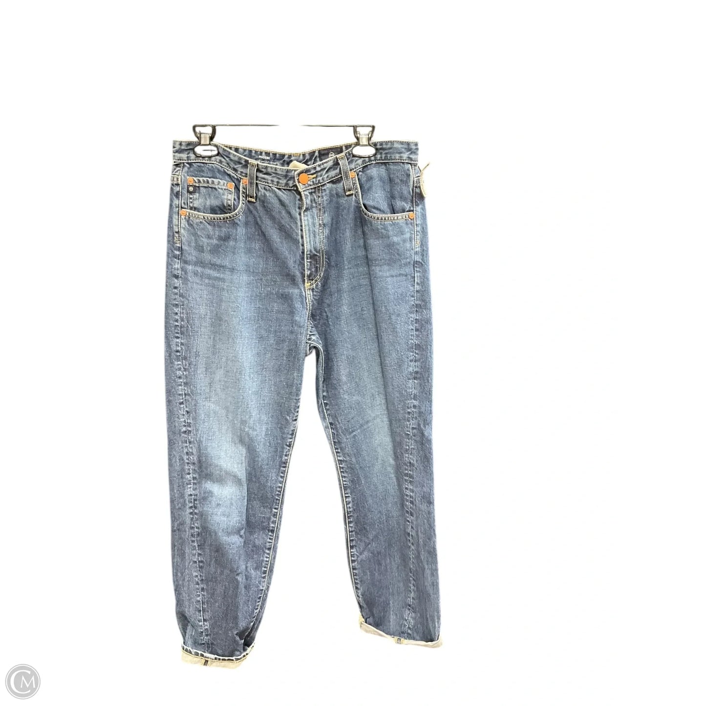 Jeans Boot Cut By Adriano Goldschmied In Blue Denim, Size: 8
