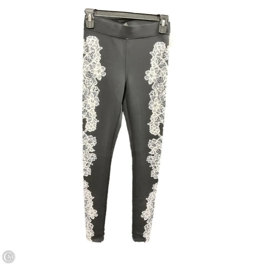 Pants Leggings By Express In Floral Print, Size: Xs