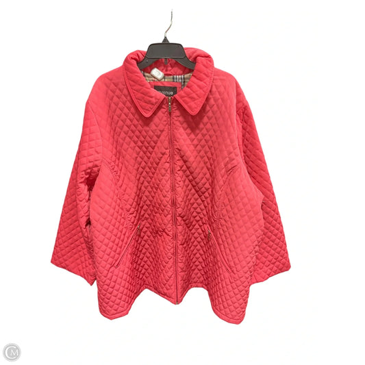 Jacket Puffer & Quilted By Avenue In Orange, Size: 4x