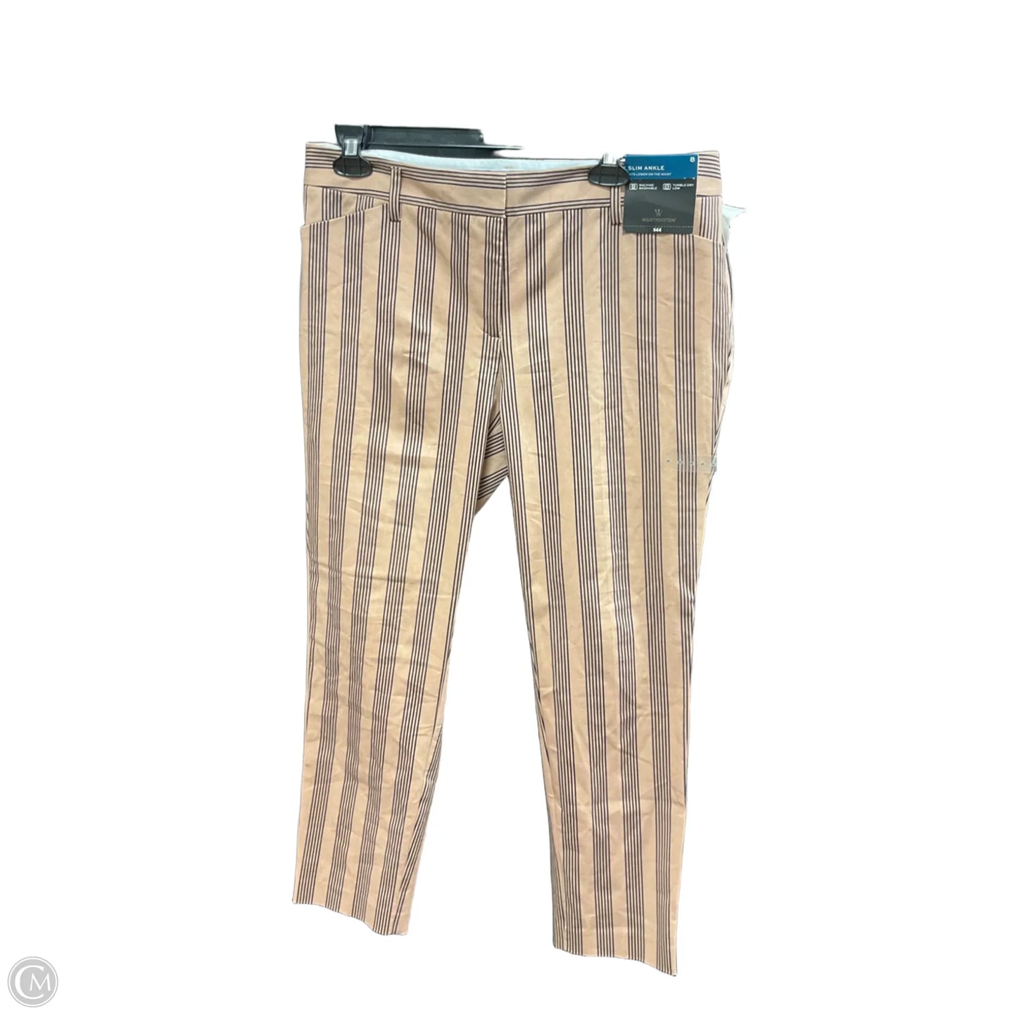 Pants Other By Worthington In Striped Pattern, Size: 8