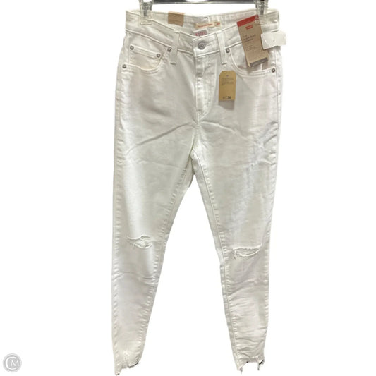 Jeans Skinny By Levis In Cream, Size: 6