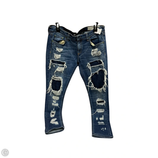 Jeans Skinny By Rag & Bones Jeans In Blue Denim, Size: 6