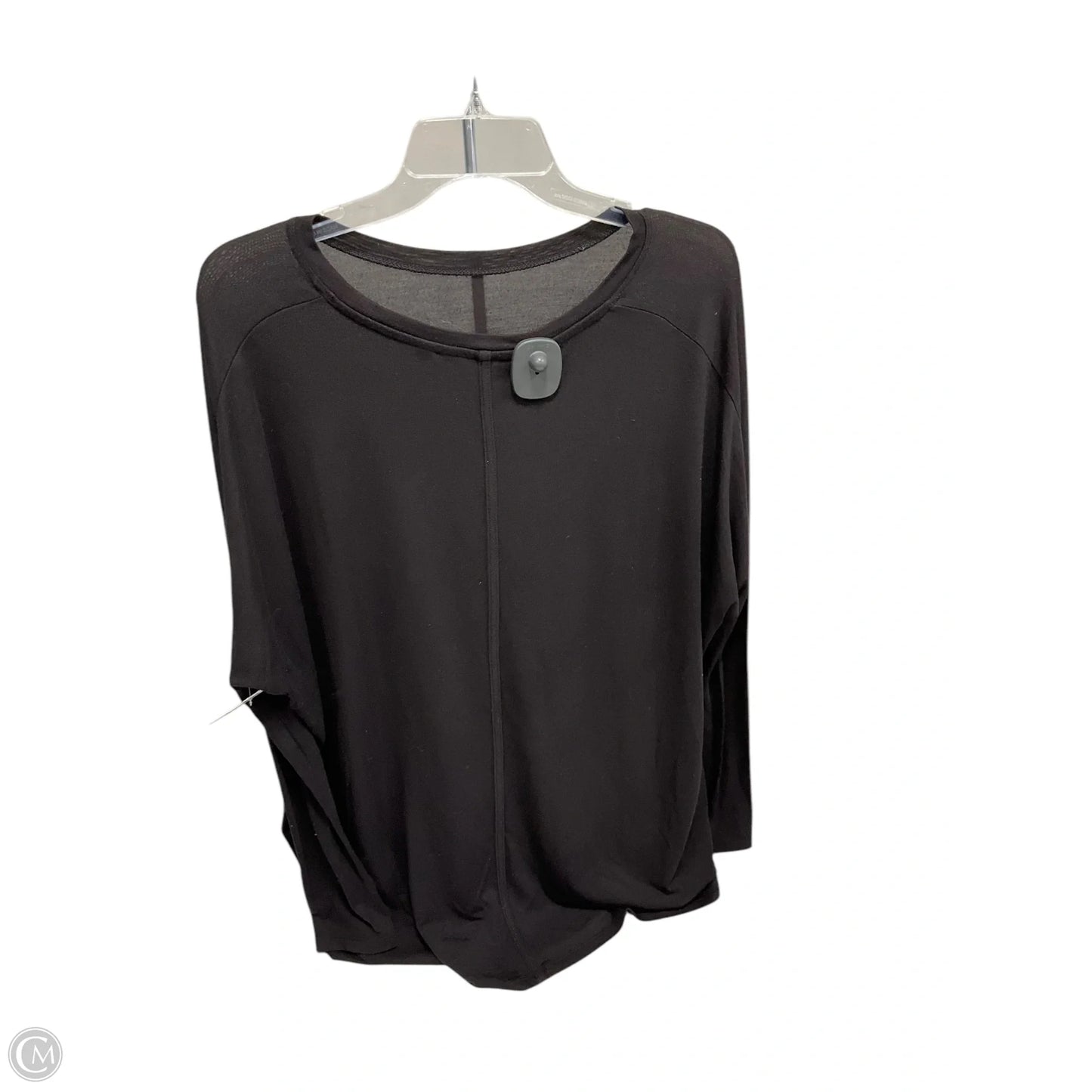 Athletic Top Long Sleeve Crewneck By Athleta In Black, Size: S