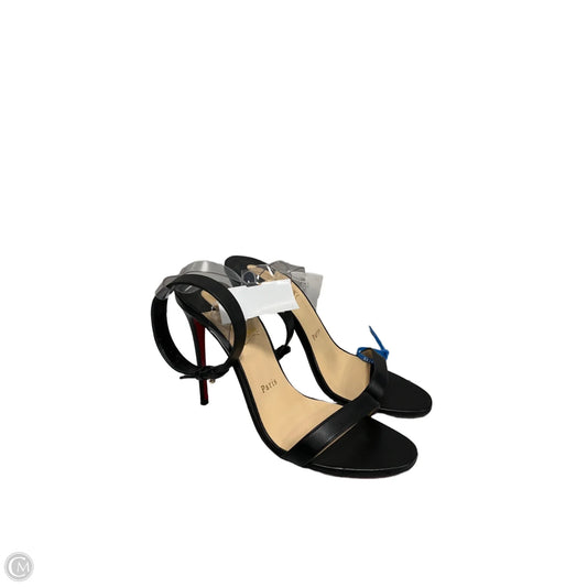 Shoes Luxury Designer By Christian Louboutin In Black, Size: 8.5