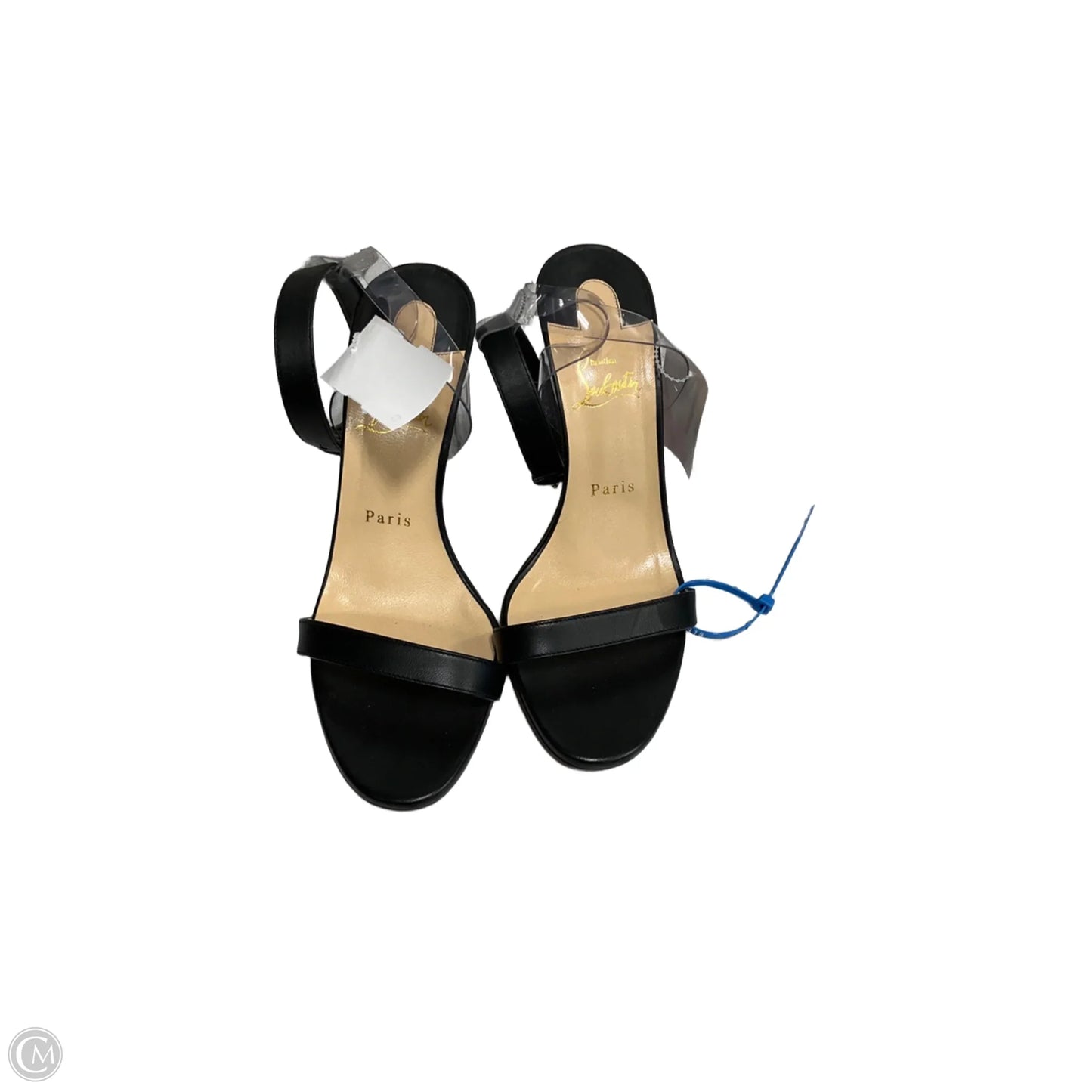 Shoes Luxury Designer By Christian Louboutin In Black, Size: 8.5