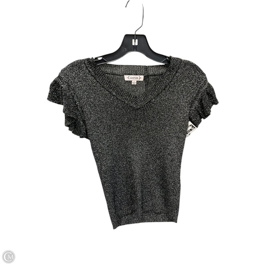 Top Short Sleeve By Nanette By Nanette Lepore In Black, Size: S