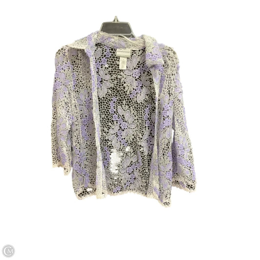 Cardigan By Alfred Dunner In Purple, Size: S