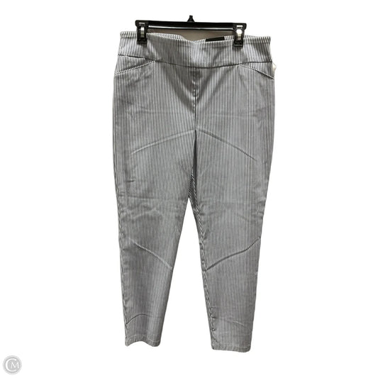 Pants Cropped By Versona In Striped Pattern, Size: L