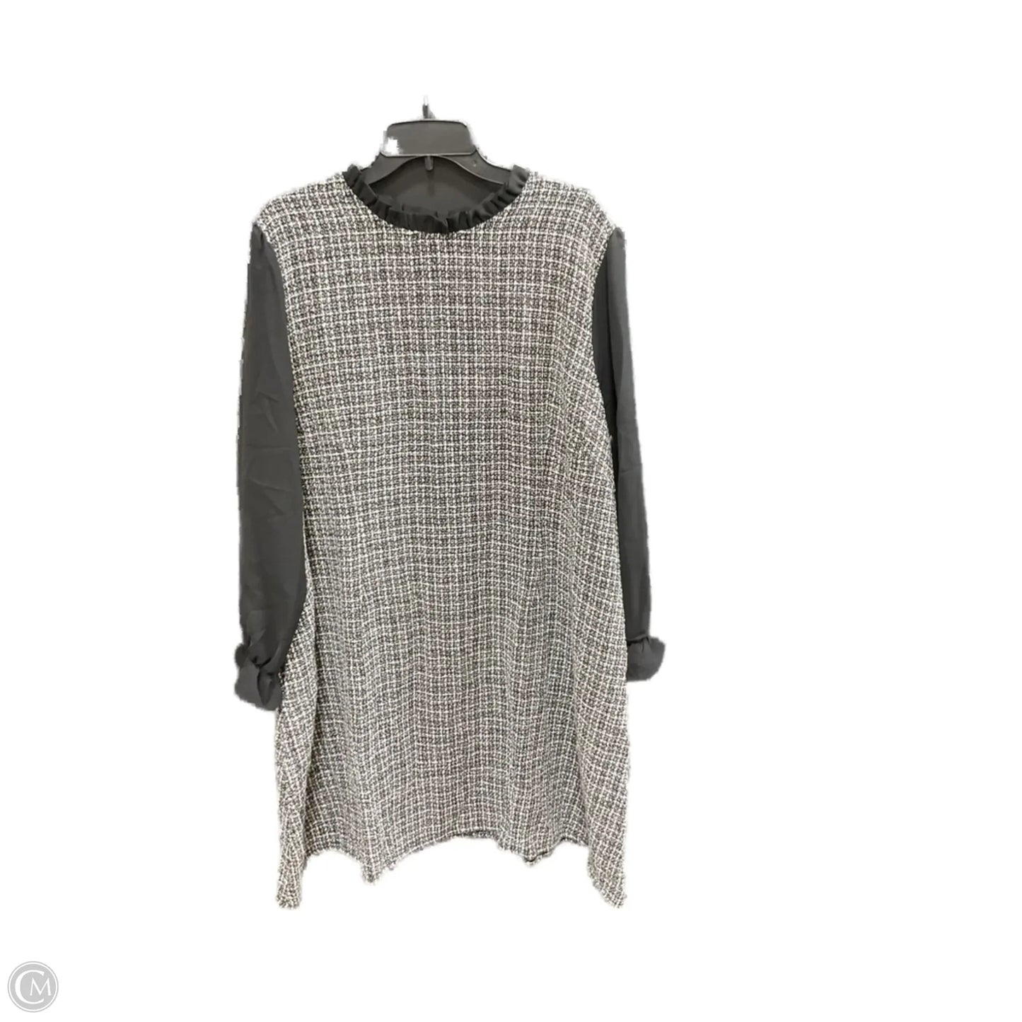 Dress Casual Midi By Clothes Mentor In Plaid Pattern, Size: 4x