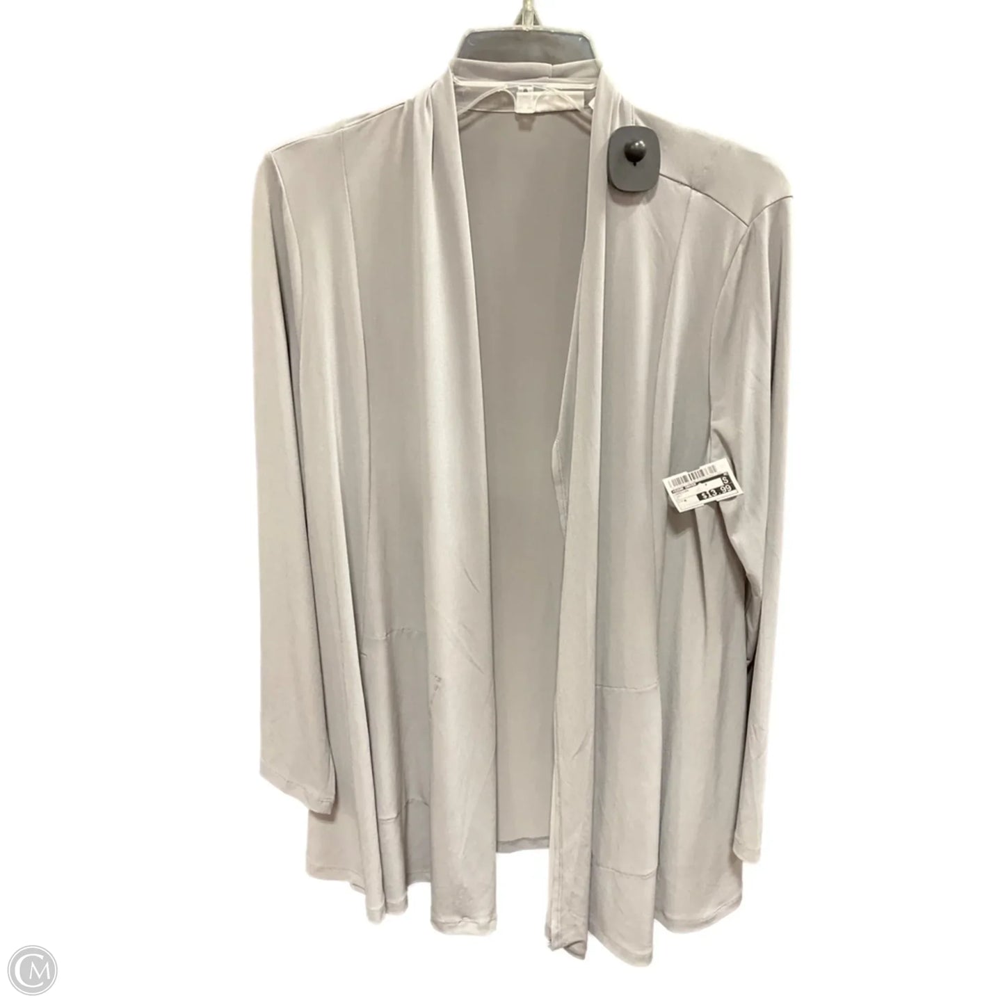 Cardigan By Susan Graver In Grey, Size: M