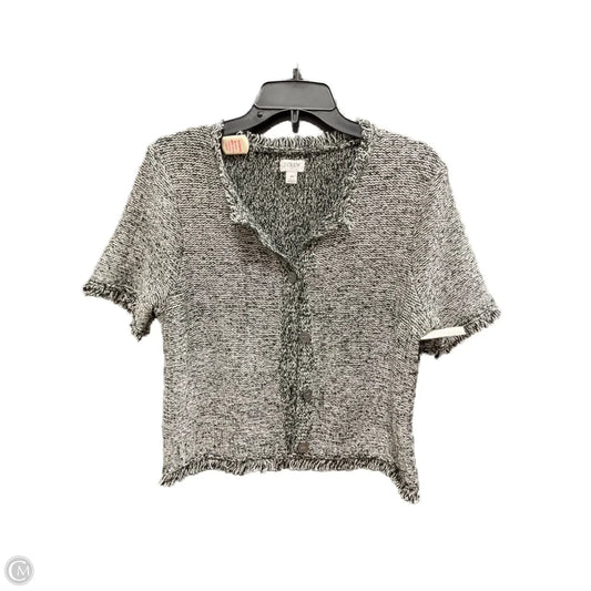 Sweater Short Sleeve By J. Crew In Black, Size: M