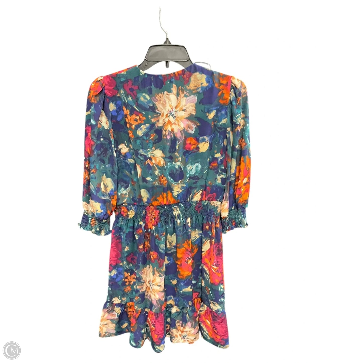 Dress Casual Short By Clothes Mentor In Floral Print, Size: M