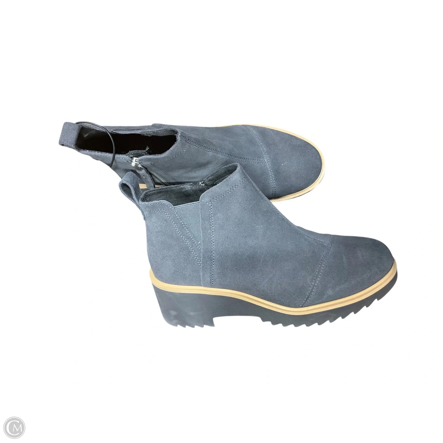 Boots Ankle Heels By Toms In Grey, Size: 8