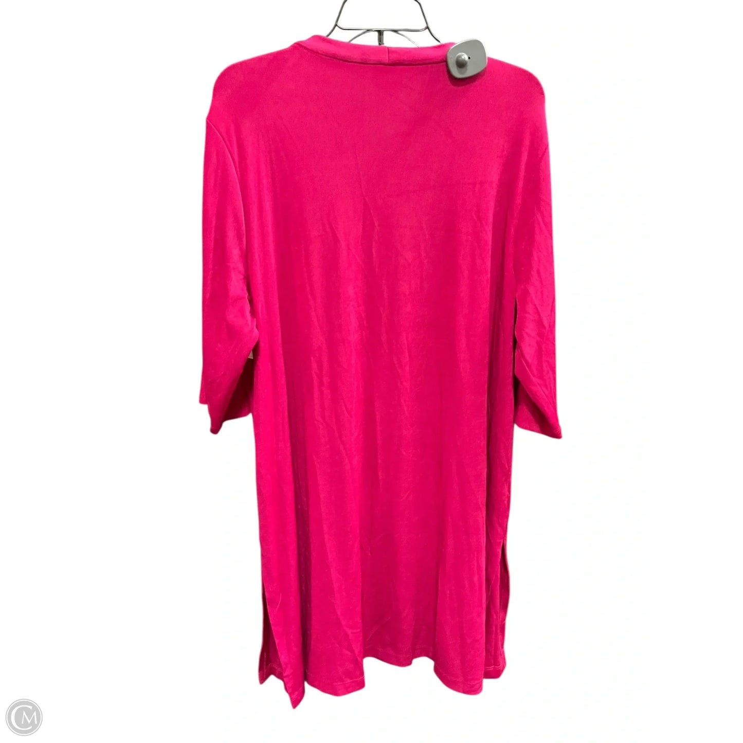 Cardigan By Chicos In Pink, Size: Xxl