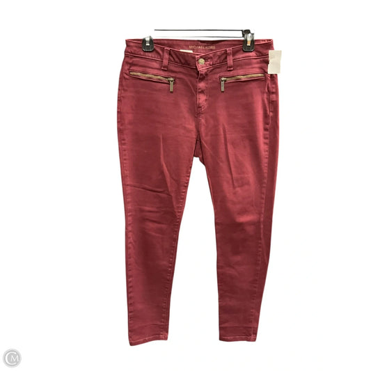 Jeans Skinny By Michael By Michael Kors In Red, Size: 6