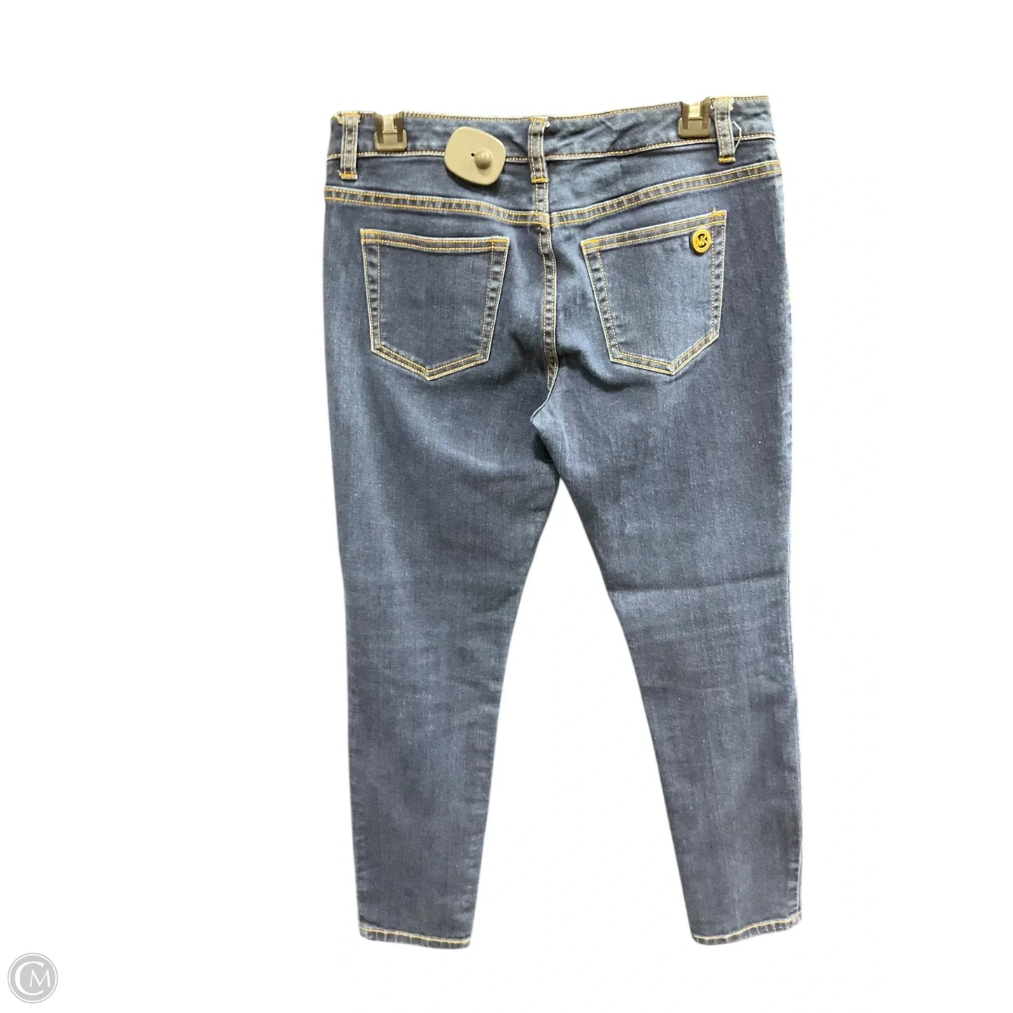 Jeans Skinny By Michael By Michael Kors In Blue Denim, Size: 4