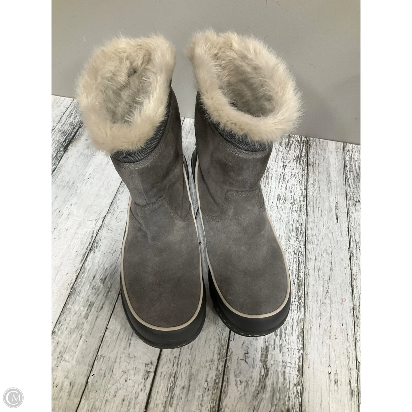 Boots Ankle Flats By Sorel In Grey, Size: 8.5