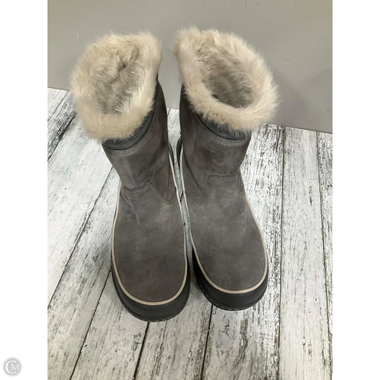 Boots Ankle Flats By Sorel In Grey, Size: 8.5