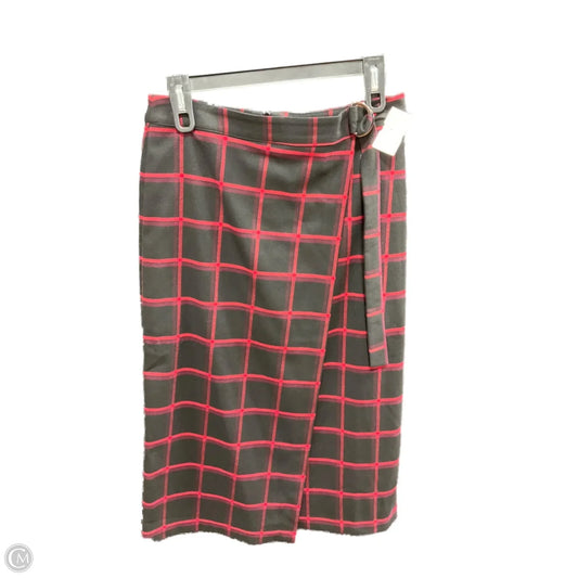 Skirt Midi By Banana Republic In Plaid Pattern, Size: 6