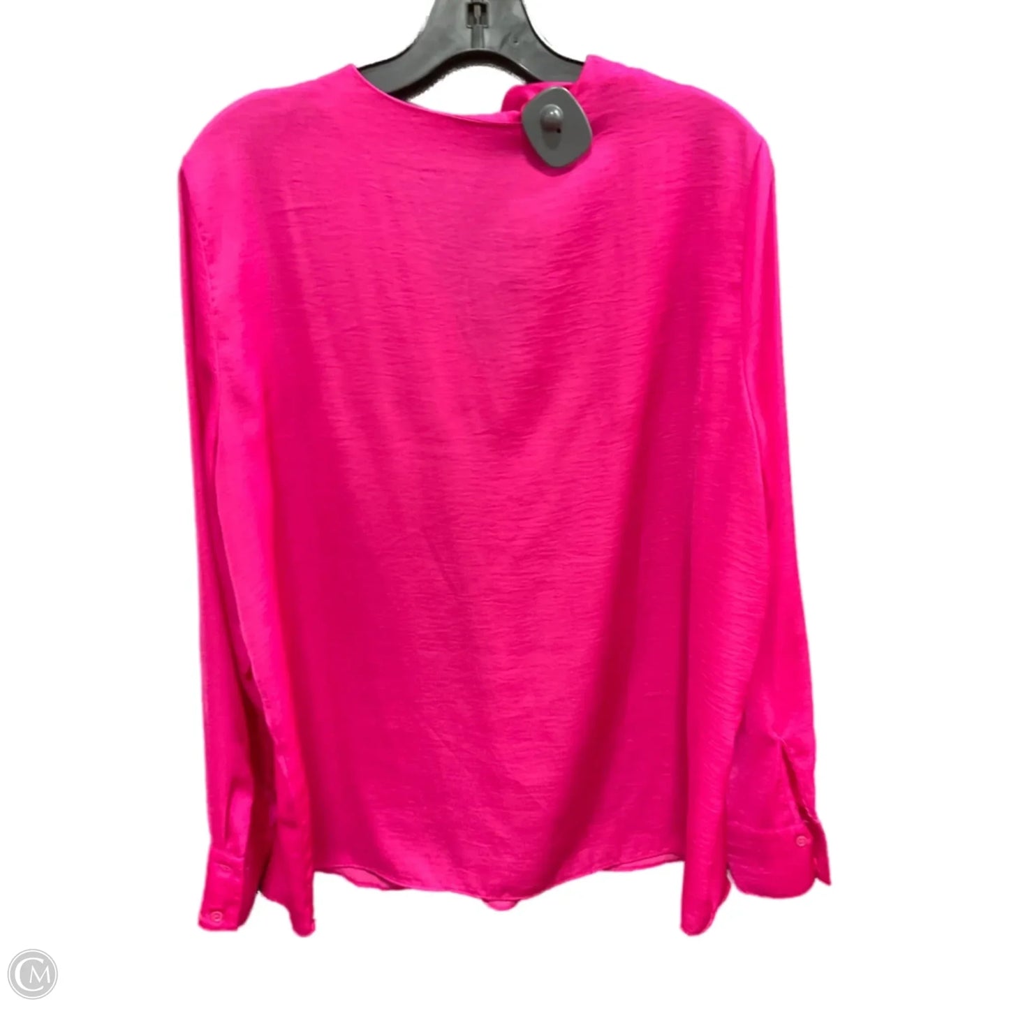 Top Long Sleeve By Banana Republic In Pink, Size: L
