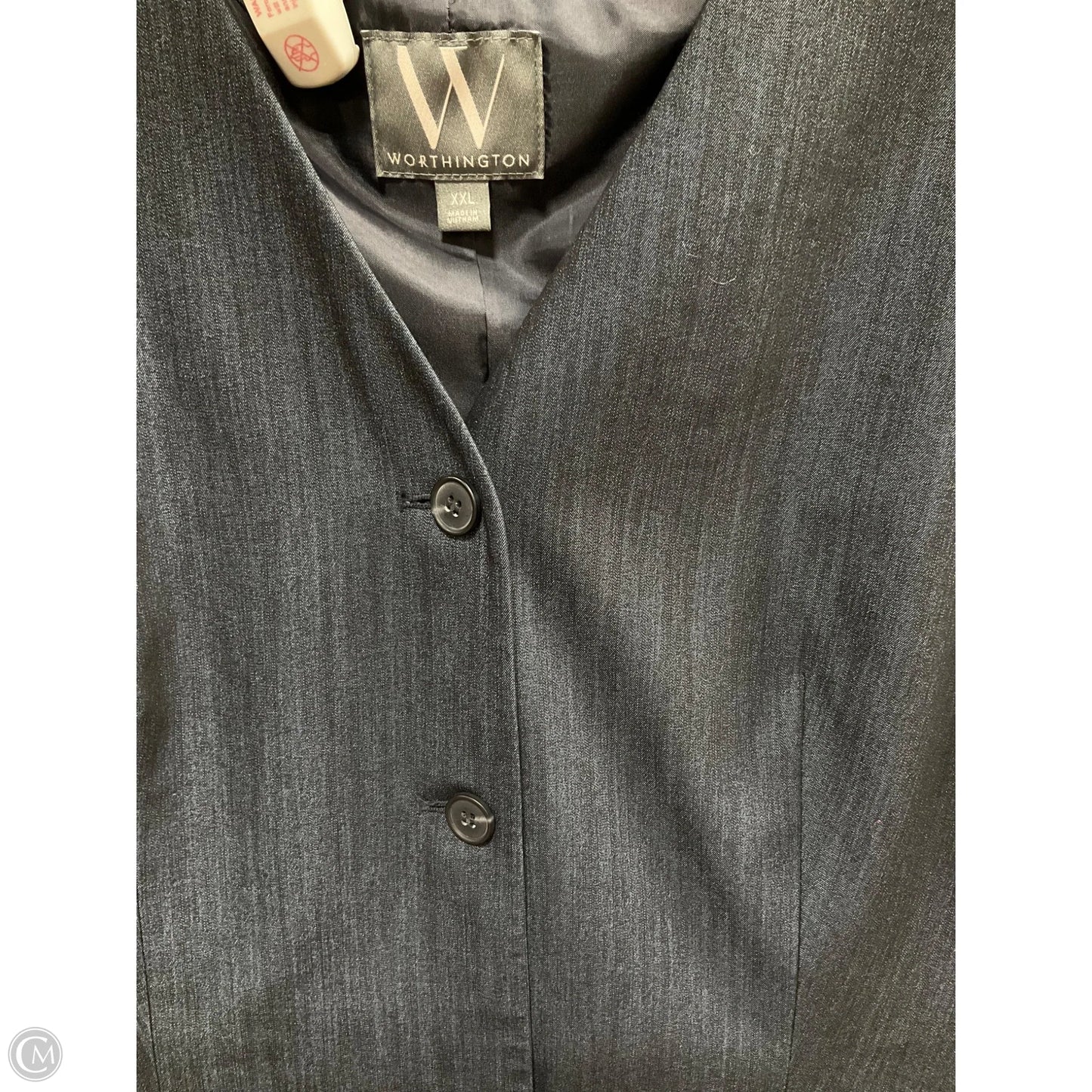 Vest Other By Worthington In Navy, Size: Xxl