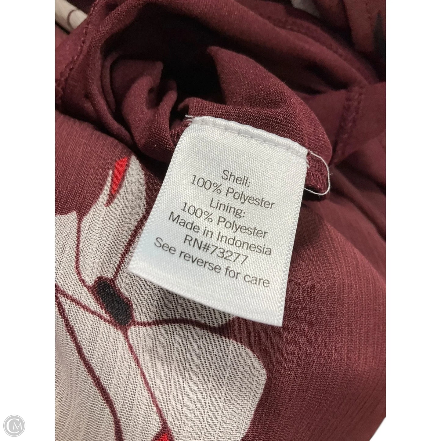 Top Short Sleeve By Nine West In Red, Size: 1x