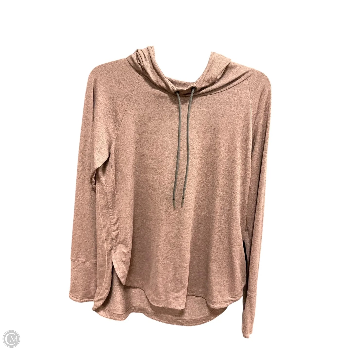 Athletic Top Long Sleeve Hoodie By Athleta In Pink, Size: M