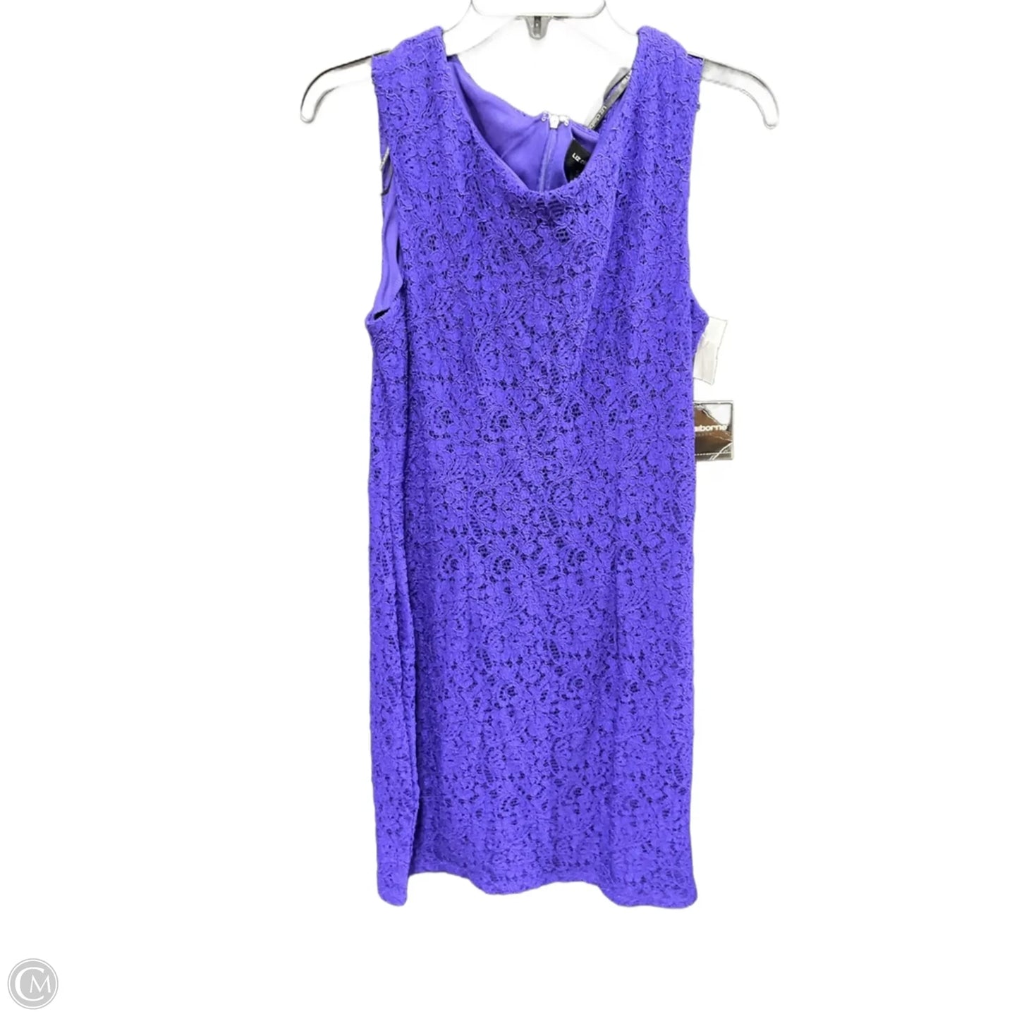 Dress Casual Short By Liz Claiborne In Purple, Size: M