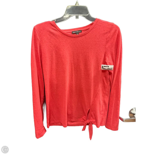 Top Long Sleeve Basic By J. Crew In Orange, Size: S