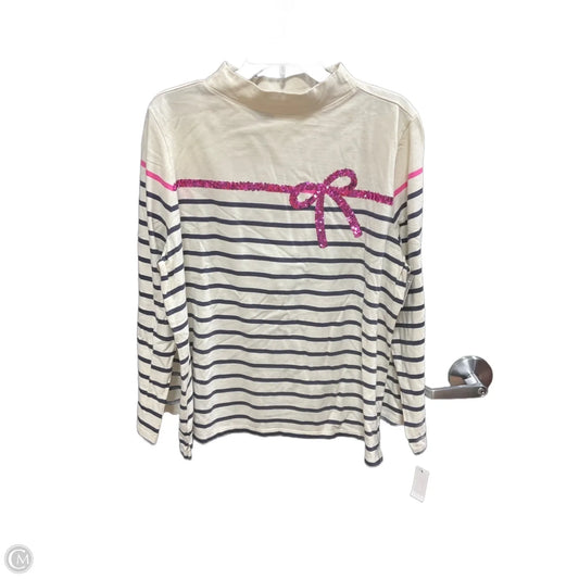 Top Long Sleeve By Talbots In Striped Pattern, Size: 2x