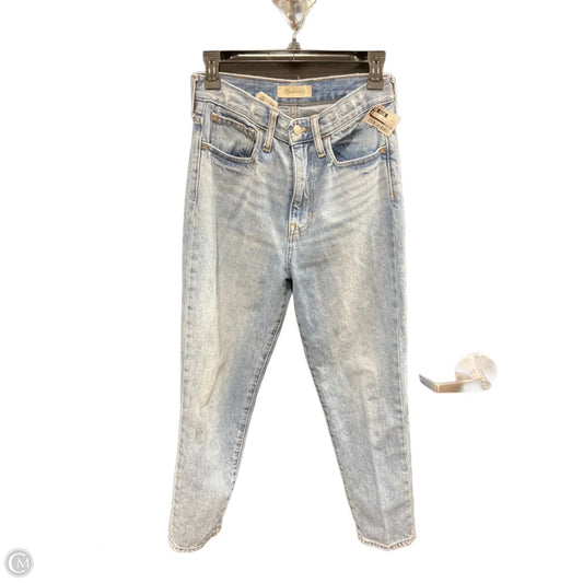 Jeans Straight By Madewell In Blue Denim, Size: 2