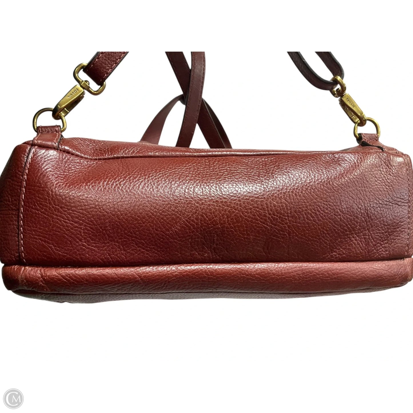 Backpack Leather By Fossil, Size: Medium